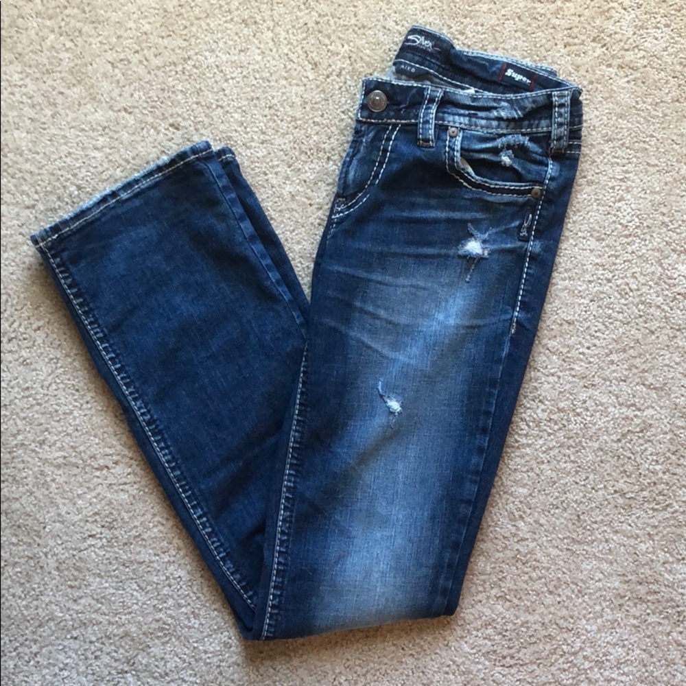 Silver jeans